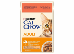 CAT CHOW ADULT GiJ Beef Eggplant Jelly - mokré krmivo pro kočky - 85 g