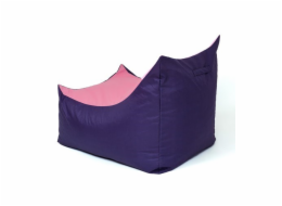 Sako taška pouf Tron fialovo-růžová XXL 140 x 90 cm