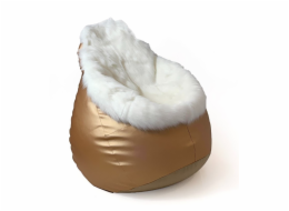 Sako taška pouf Glamour gold XL 120 x 80 cm