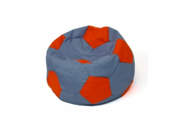 Fotbalová taška Sako pouffe šedo-červená L 80 cm