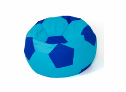 Sako bag pouffe ball blue- chrpa XL 120 cm
