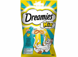 DREAMIES Mix with Salmon-flavored Cheese - pamlsek pro kočky - 60 g