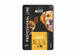 SUPER BENO Adult Small a medium Duck - Mokré krmivo pro psy - 100 g