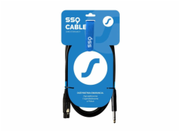 SSQ XLRJS1 - Kabel XLR samec - Jack stereo 6,3 mm, 1 m