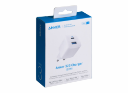 Anker 323 33W nabíječka 1x USB-A 1x USB-C bílá