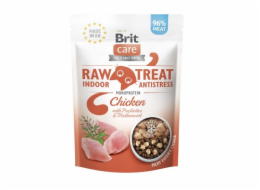 BRIT Care Raw Treat Indoor&Antistress Chicken - kočičí pamlsky - 40g