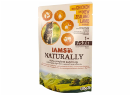 IAMS Naturally Adult with chicken and New Zealand lamb in gravy - mokré krmivo pro kočky - 85g