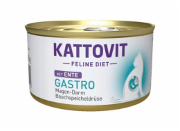 KATTOVIT Feline Diet Gastro Duck - mokré krmivo pro kočky - 85g