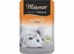 MIAMOR Ragout Royale Chicken v omáčce - mokré krmivo pro kočky - 100g