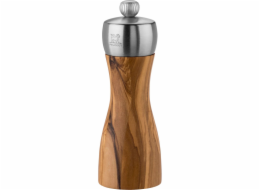 Peugeot Fidji salt mill 15 cm olive wood and stainless steel