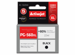 Activejet AC-560NX inkoust pro tiskárnu Brother náhradní Canon PG-560XL; Nejvyšší; 22 ml; Černá