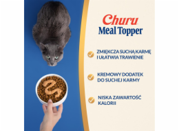 INABA Churu Meal Topper Tuna with salmon - pamlsek pro kočky - 4 x 14g