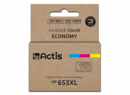 Actis KH-653CR, náhradní inkoust do tiskárny HP 653XL 3YM74AE; Premium; 18 ml; 300 stran; barevný