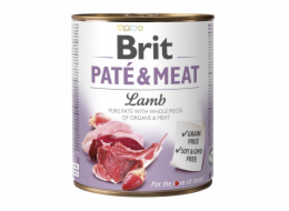 BRIT Paté & Meat s jehněčím - mokré krmivo pro psy - 800g