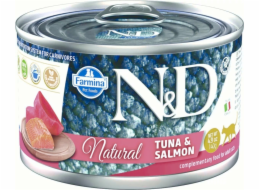 FARMINA N&D Cat Natural Tuna&Salmon - vlhké krmivo pro kočky - 140 g