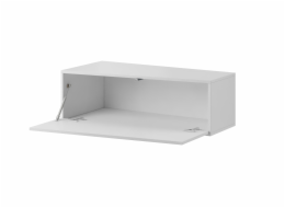 Cama Obývací skříň sestava VIGO SLANT 5 bílá/bílý lesk