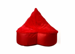 Sako taška pouffe Heart red XXL 140 x 100 cm