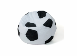 Sako bag pouffe míč bílo-černý XL 120 cm