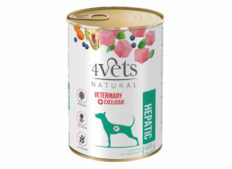 4VETS Natural Hepatic Dog  - vlhké krmivo pro psy - 400 g