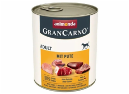 ANIMONDA GranCarno Adult s krůtou - mokré krmivo pro psy - 800g