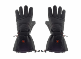 GLOVII Ski Leather, Vyhřívané rukavice, XL, čer