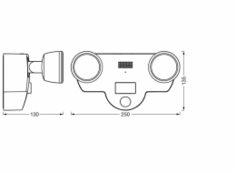 PROŽ LED WIFI 16W 1720LM 3000K IP44 MÍSTNOST