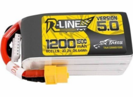 Baterie Tattu R-Line 5.0 1200mAh 22,2V 150C 6S1P XT60