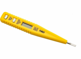 Zkoušečka napětí 12-250V Deli Tools EDL8003 (žlutá)