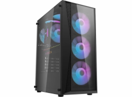 Darkflash DK352 Plus computer case + 4 fans (black)