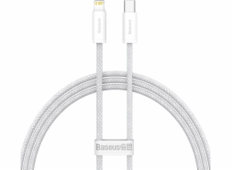 Baseus Dynamic kabel USB-C pro Lightning, 23 W, 1 m (bílý)