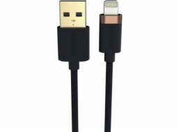Kabel Duracell USB-C pro Lightning 2 m (černý)