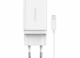 Rychlá nabíječka Foneng K300 1x USB 3A+ kabel USB Lightning