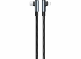 Kabel USB-C-lightning Remax Ranger II, RC-C002, 1m, 20W (černý)
