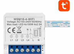 Chytrý spínací modul WiFi Avatto WSM16-W4 TUYA