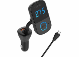 LDNIO Bluetooth C705Q 2USB, USB-C vysílač FM + kabel MicroUSB