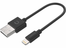 Kabel USB na Lightning Cygnett 12W 0,1 m (černý)