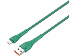 Lightning kabel LDNIO LS672 30W, 2 m (zelený)
