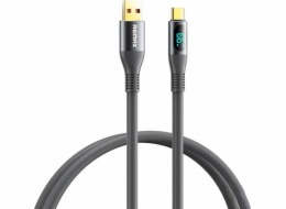 Kabel USB-C Remax Zisee, RC-030, 66W, 1,2 m (šedý)