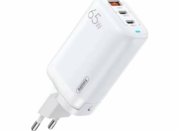 Nástěnná nabíječka Remax, RP-U55, 2x USB-C, USB, EU 65W (černá)