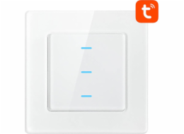 Smart Light Switch WiFi Avatto N-TS10-W3 3 Way TUYA (white)