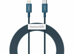 Kabel USB-C k iP, 20W, PD, 2m (modrý)