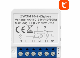 Chytrý spínací modul ZigBee Avatto ZWSM16-W2 TUYA