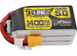 Baterie Tattu R-Line 5.0 1400mAh 22,2V 150C 6S1P XT60