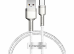 Kabel USB pro USB-C Baseus Cafule, 66 W, 1 m (bílý)