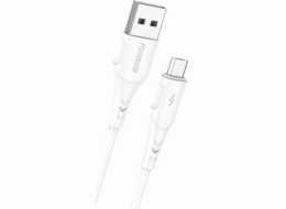 Kabel USB na Micro USB Foneng, x81 2,1A, 1 m (bílý)