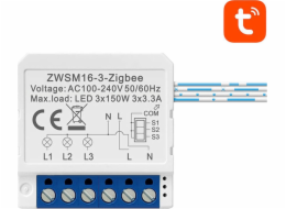 Chytrý spínací modul ZigBee Avatto ZWSM16-W3 TUYA