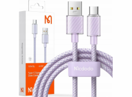 Kabel USB-A na USB-C Mcdodo CA-3655, 100W, 2m (fialový)