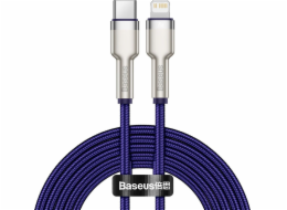 Kabel Baseus Cafule Series USB-C pro Lightning, 20W, 2m (fialový)