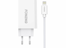 Rychlonabíječka Foneng 1x USB EU43 + kabel USB Lightning