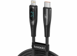 Toocki Nabíjecí kabel USB C-L, 1m, PD 27W (černý)